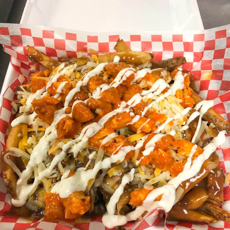 Buffalo Chicken Poutine